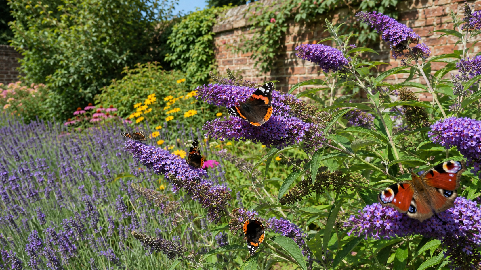 Wie man Schmetterlinge in den Garten lockt