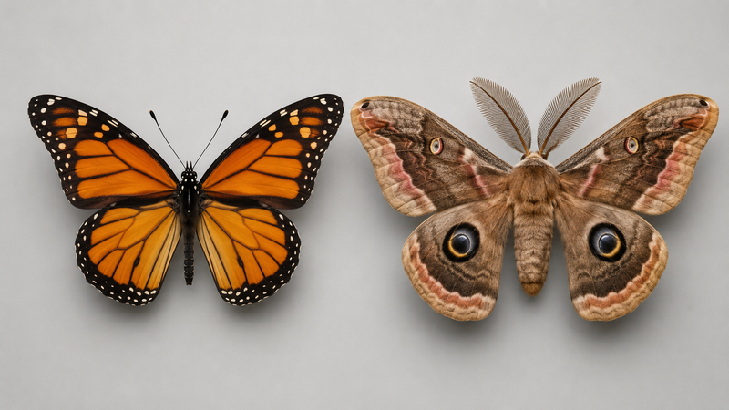Schmetterling vs. Motte: Was sie wirklich unterscheidet